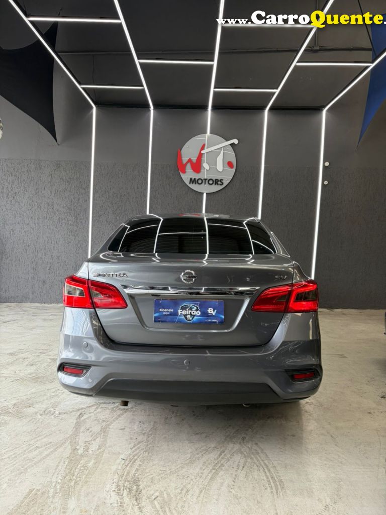 NISSAN   INISSAN SENTRA 20SV CVT   CINZA 2018 2.0 FLEX - Loja