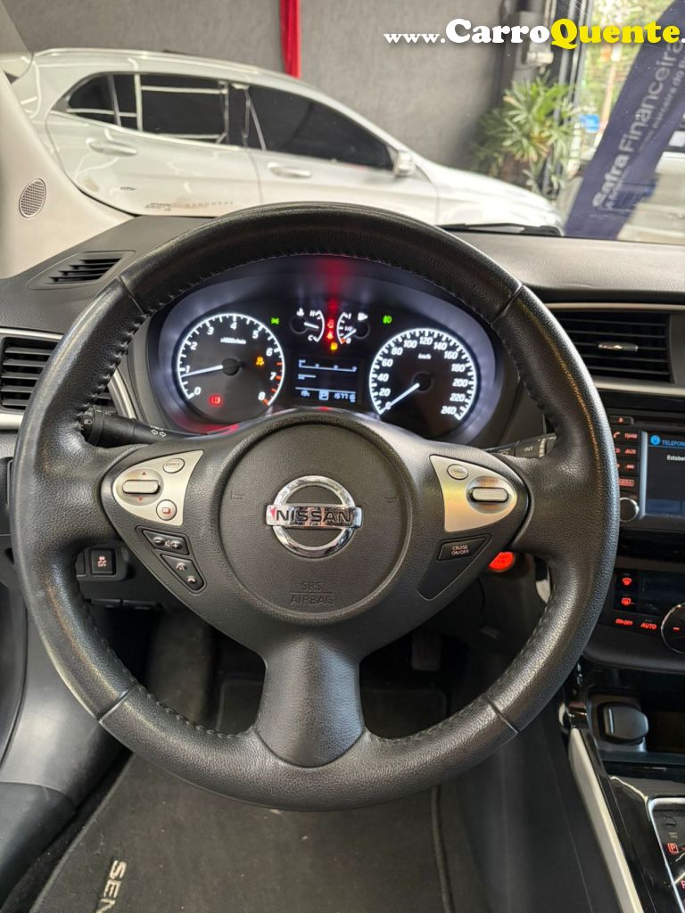 NISSAN   INISSAN SENTRA 20SV CVT   CINZA 2018 2.0 FLEX - Loja