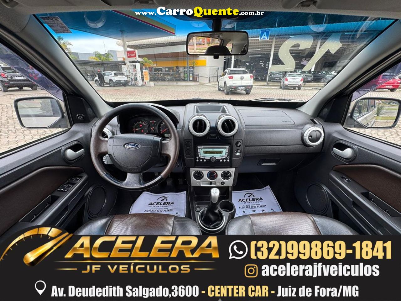 FORD   ECOSPORT XLT 1.6 1.6 FLEX 8V 5P   PRATA 2012 1.6 FLEX - Loja