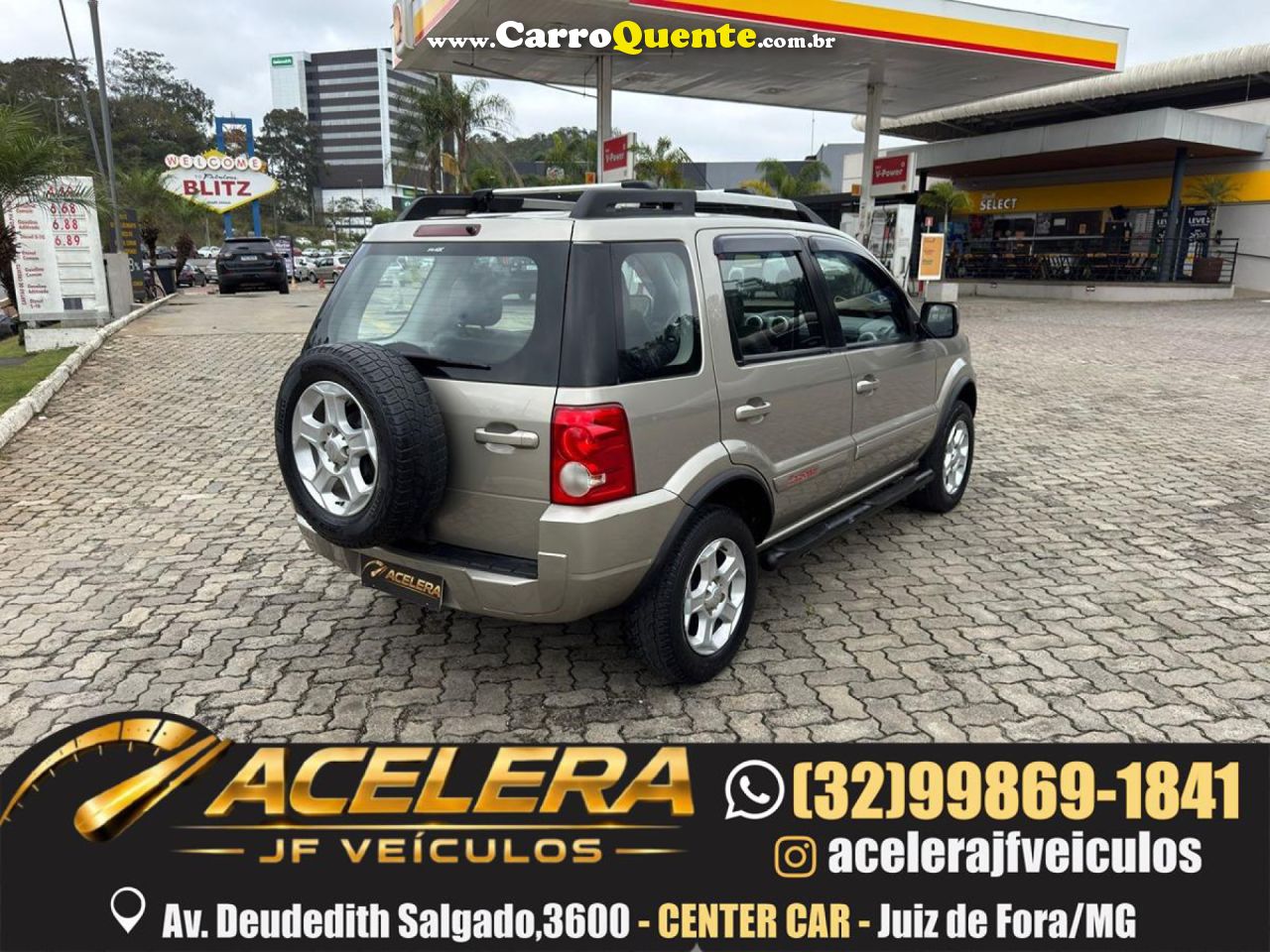 FORD   ECOSPORT XLT 1.6 1.6 FLEX 8V 5P   PRATA 2012 1.6 FLEX - Loja