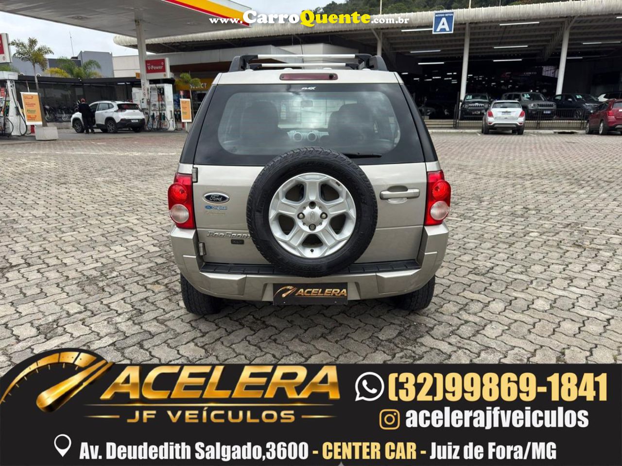 FORD   ECOSPORT XLT 1.6 1.6 FLEX 8V 5P   PRATA 2012 1.6 FLEX - Loja