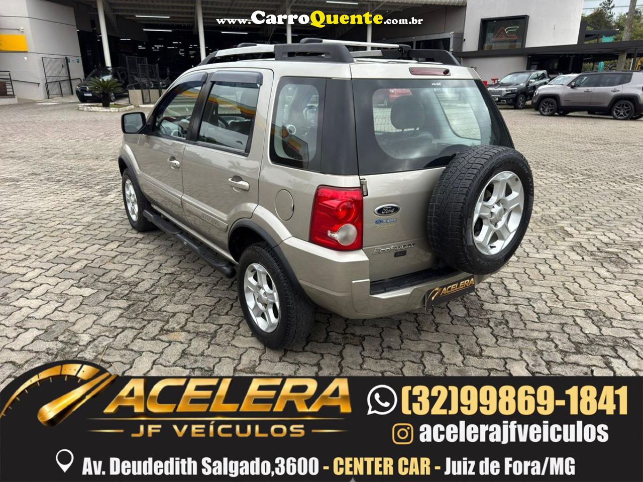 FORD   ECOSPORT XLT 1.6 1.6 FLEX 8V 5P   PRATA 2012 1.6 FLEX - Loja