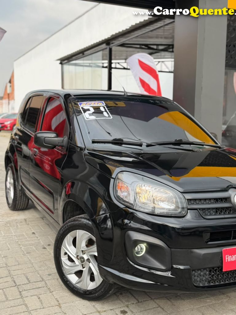 FIAT   UNO ATTRACTIVE 1.0 FIRE FLEX 8V 5P   PRETO 2021 1.0 FLEX - Loja