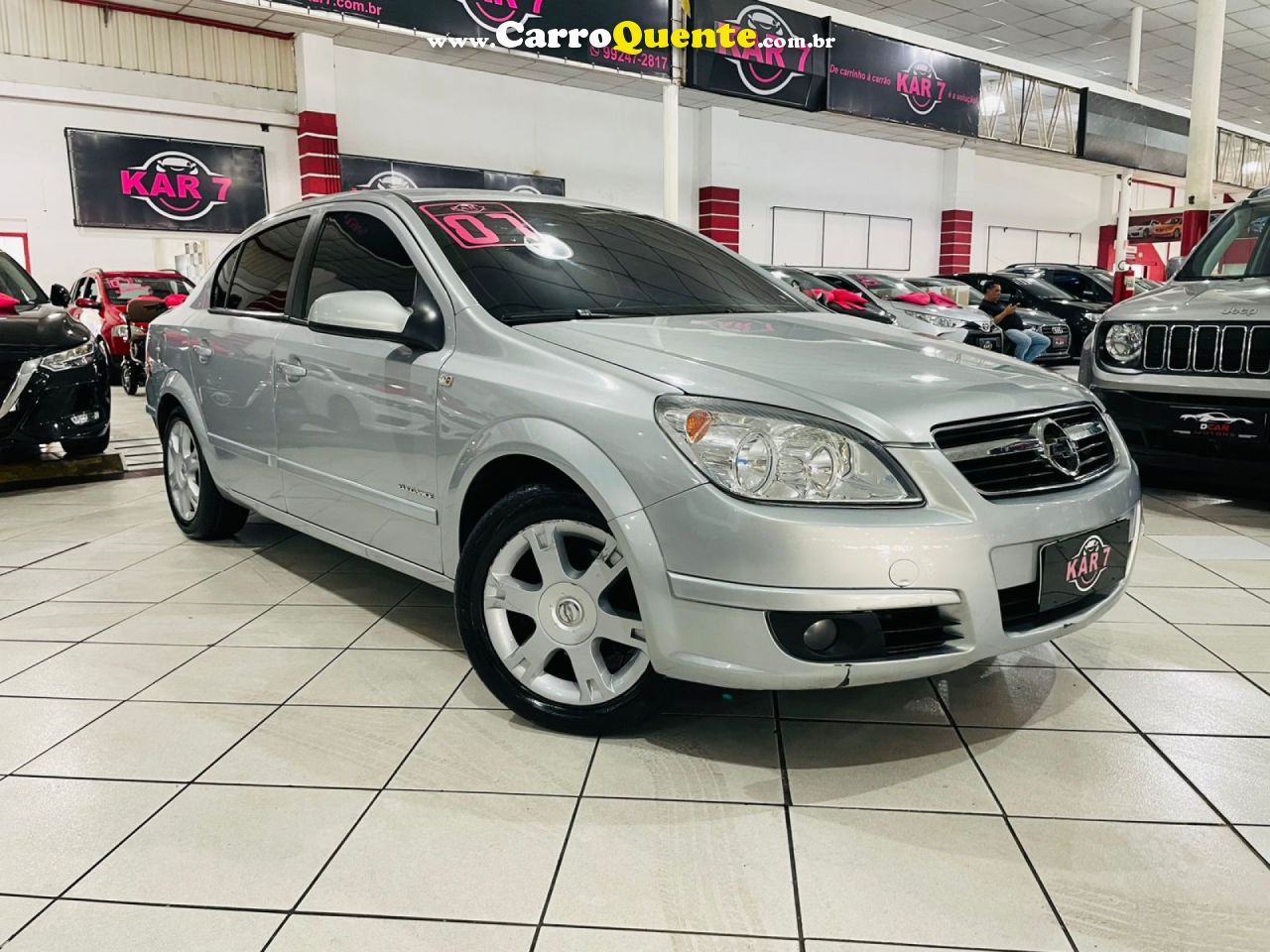 CHEVROLET   VECTRA ELEGAN. 2.0 MPFI 8V FLEXPOWER MEC   PRATA 2007 2.0 FLEX - Loja