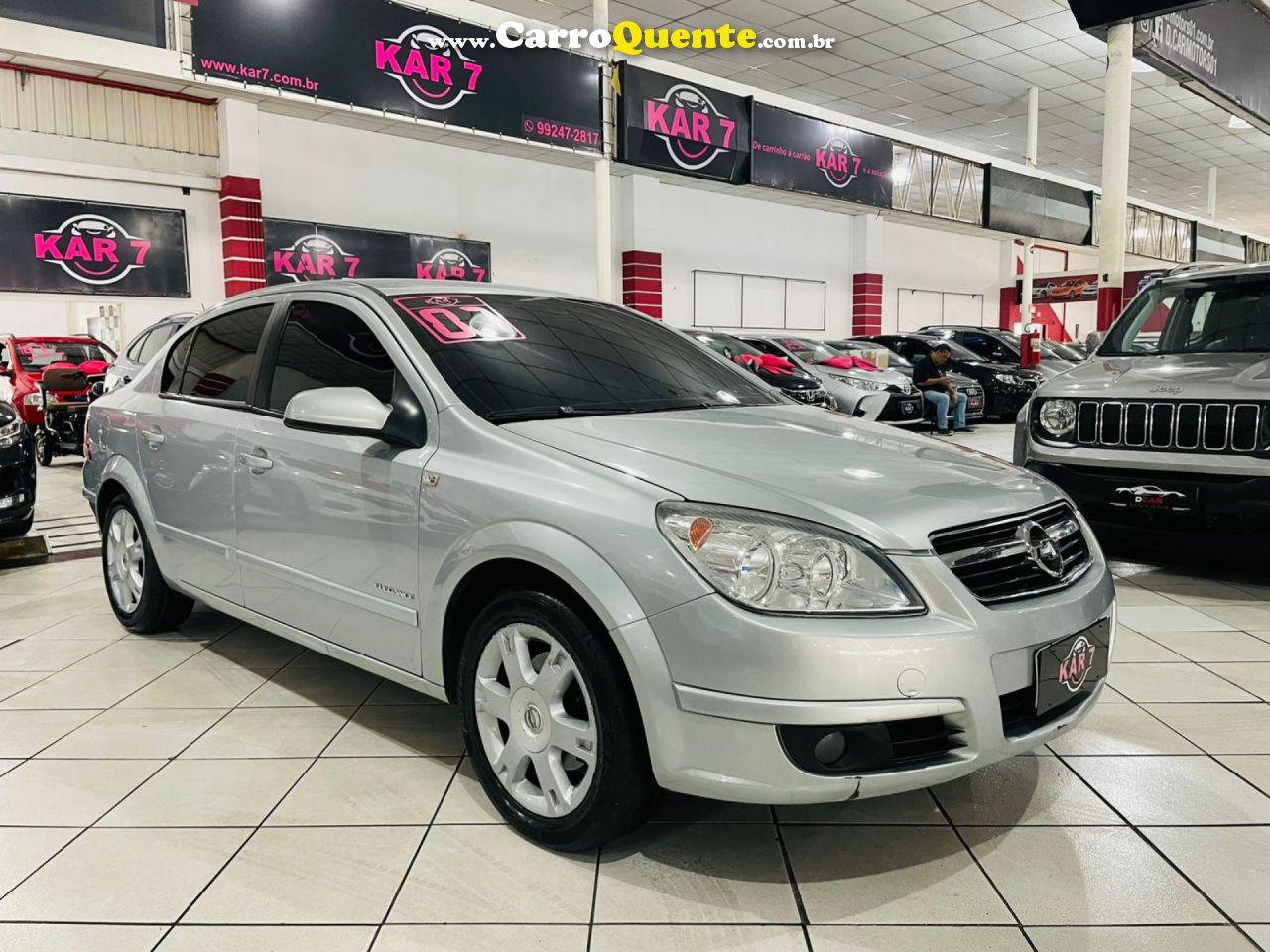 CHEVROLET   VECTRA ELEGAN. 2.0 MPFI 8V FLEXPOWER MEC   PRATA 2007 2.0 FLEX - Loja