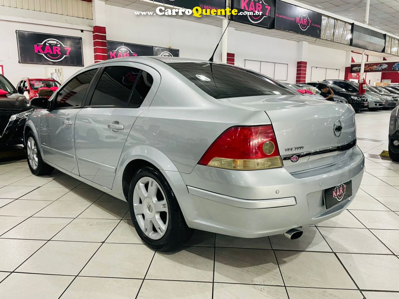 CHEVROLET   VECTRA ELEGAN. 2.0 MPFI 8V FLEXPOWER MEC   PRATA 2007 2.0 FLEX - Loja
