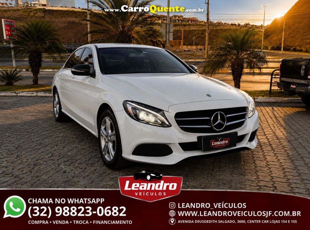 MERCEDES-BENZ   C-180 CGI AVANT. 1.61.6 FLEXTB 16V AUT.   BRANCO 2016 1.6 GASOLINA - Loja