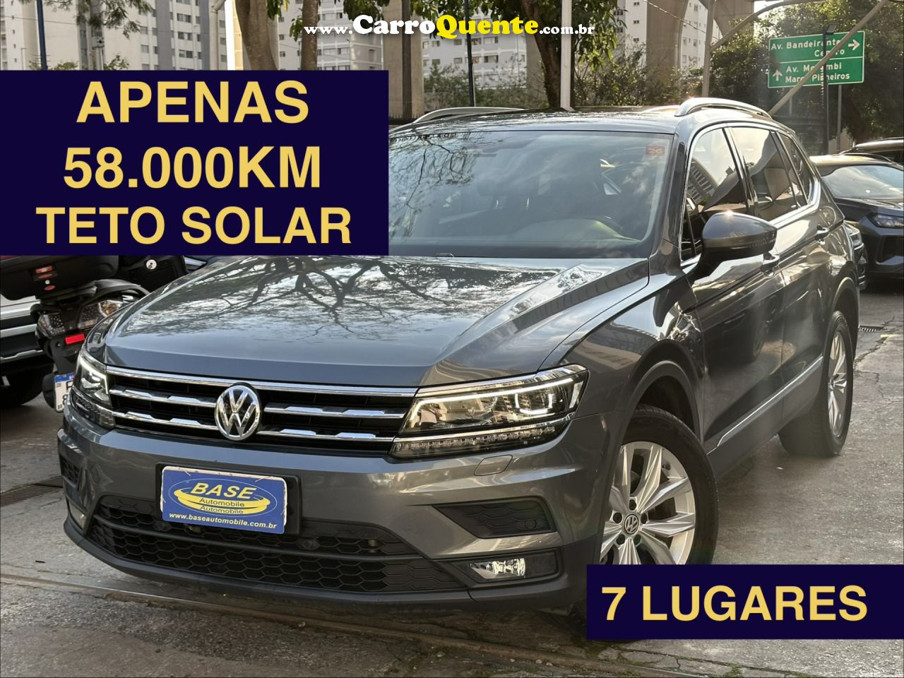 VOLKSWAGEN   TIGUAN ALLSPAC COMF 250 TSI 1.4 FLEX   CINZA 2018 1.4 TSI FLEX - Loja