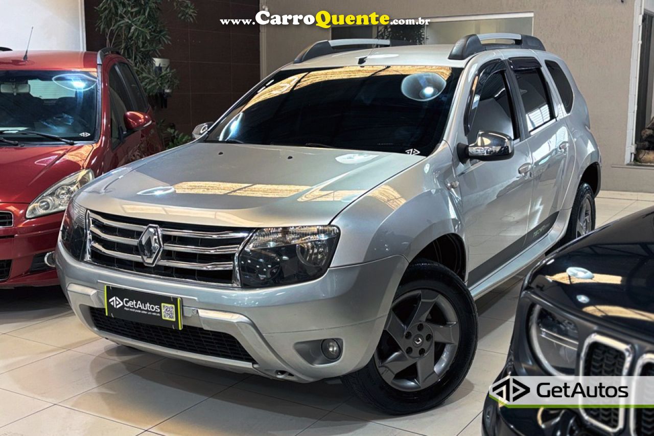 RENAULT   DUSTER DYNAMIQUE 2.0 FLEX 16V AUT.   PRATA 2014 2.0 FLEX - Loja
