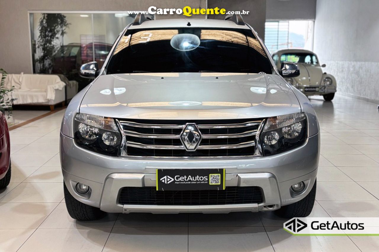 RENAULT   DUSTER DYNAMIQUE 2.0 FLEX 16V AUT.   PRATA 2014 2.0 FLEX - Loja