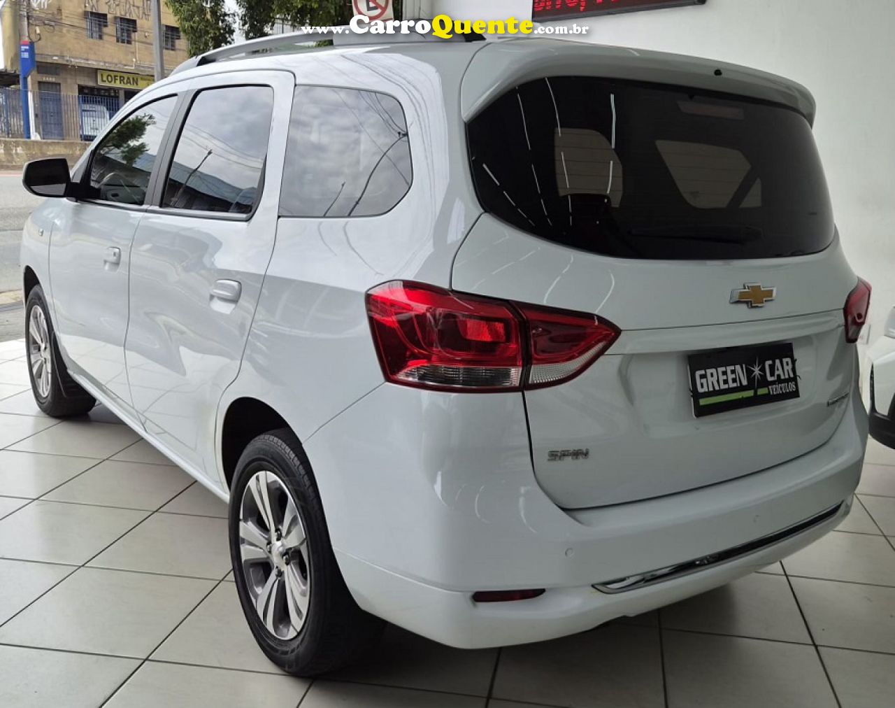 CHEVROLET   SPIN PREMIER 1.8 8V ECONO.FLEX 5P AUT.   BRANCO 2024 1.8 FLEX - Loja