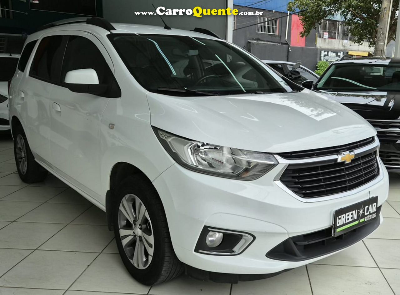 CHEVROLET   SPIN PREMIER 1.8 8V ECONO.FLEX 5P AUT.   BRANCO 2024 1.8 FLEX - Loja
