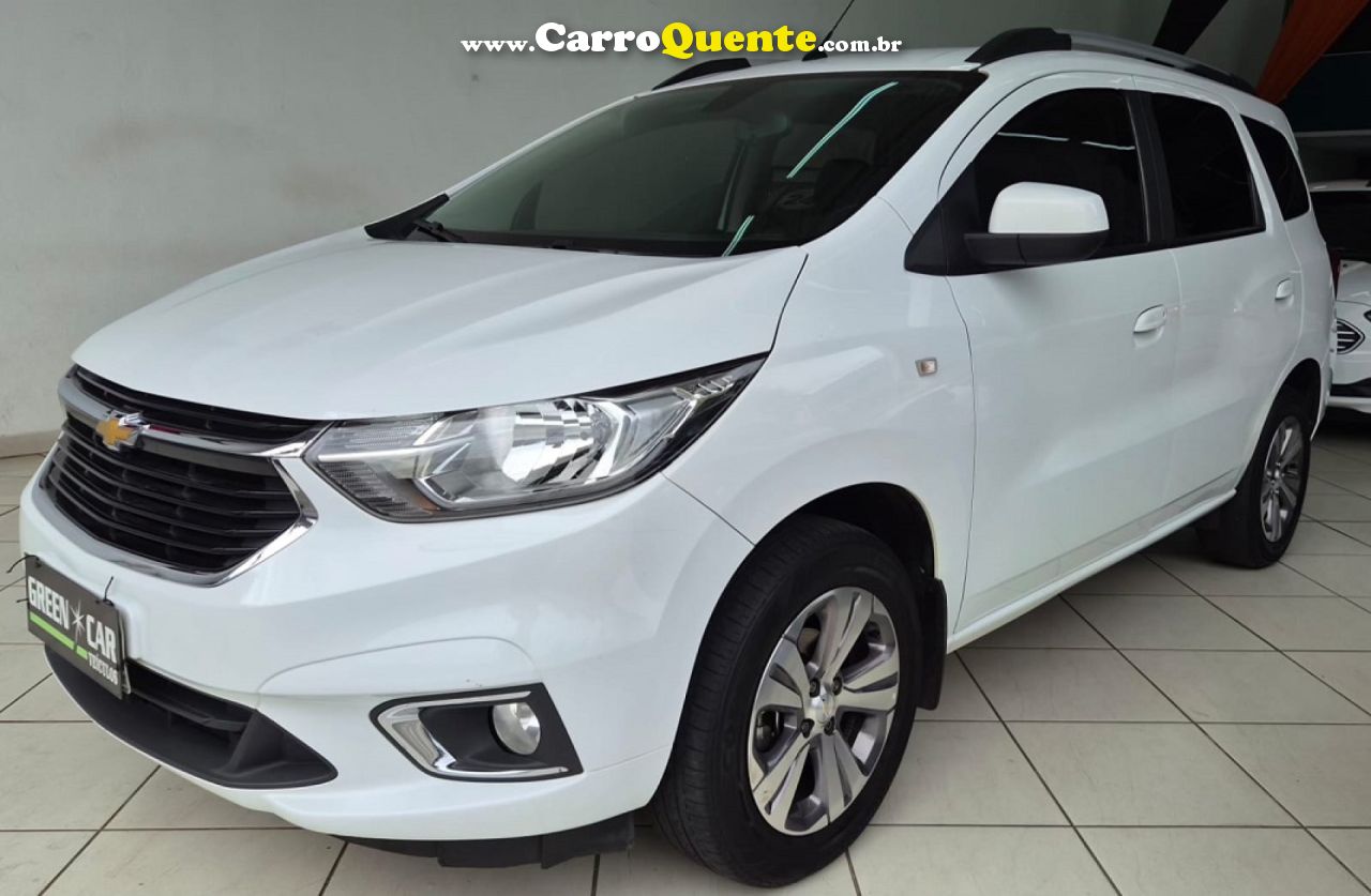 CHEVROLET   SPIN PREMIER 1.8 8V ECONO.FLEX 5P AUT.   BRANCO 2024 1.8 FLEX - Loja