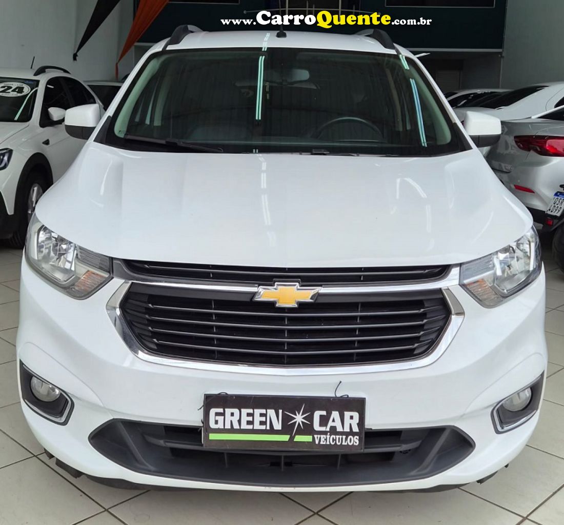 CHEVROLET   SPIN PREMIER 1.8 8V ECONO.FLEX 5P AUT.   BRANCO 2024 1.8 FLEX - Loja