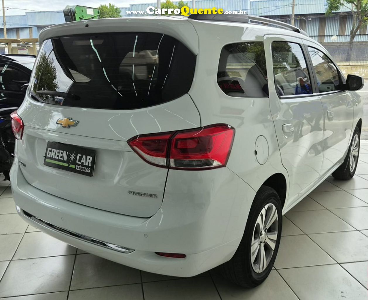 CHEVROLET   SPIN PREMIER 1.8 8V ECONO.FLEX 5P AUT.   BRANCO 2024 1.8 FLEX - Loja