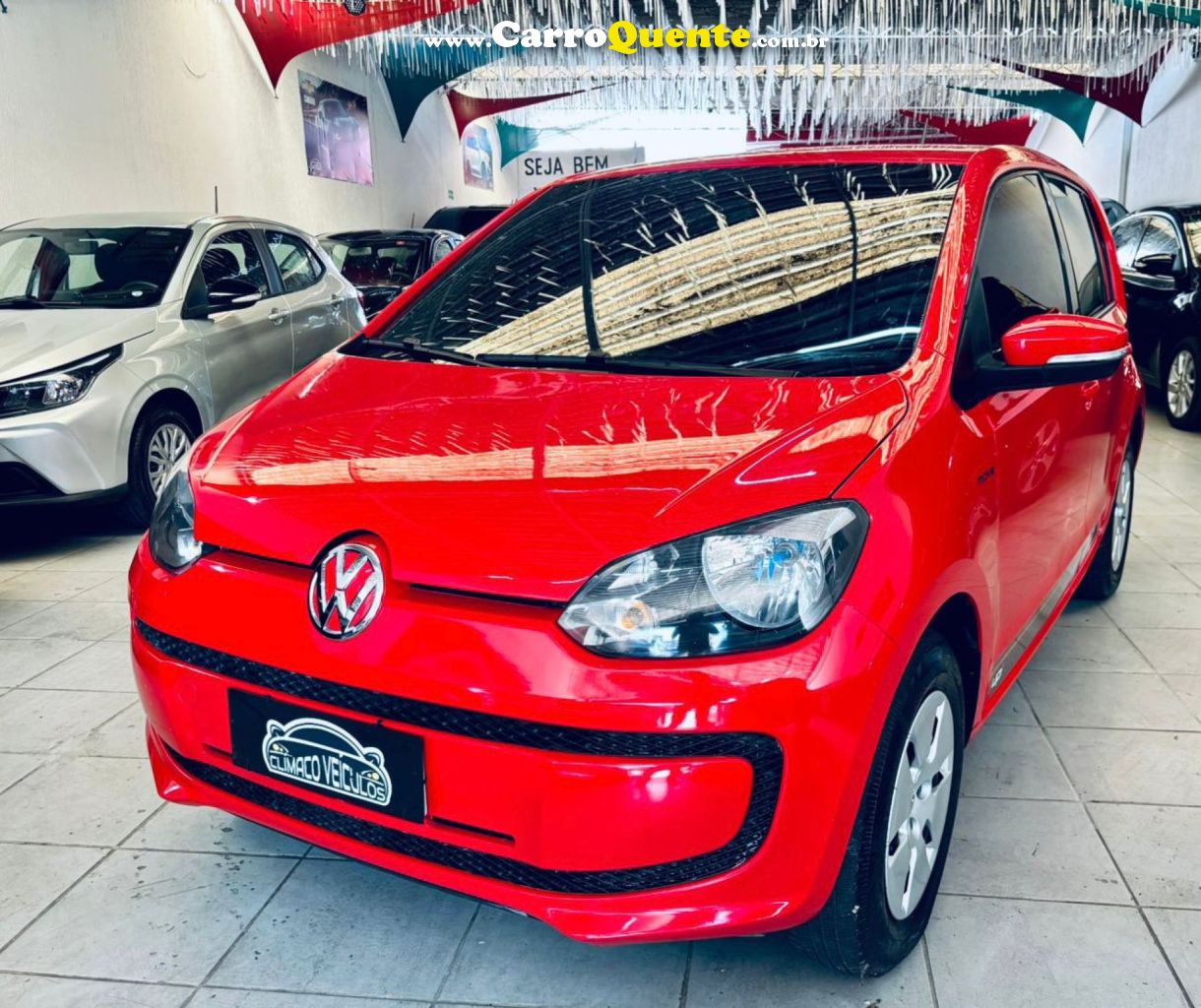VOLKSWAGEN   UP! MOVE 1.0 TOTAL FLEX 12V 5P   VERMELHO 2015 1.0 FLEX - Loja