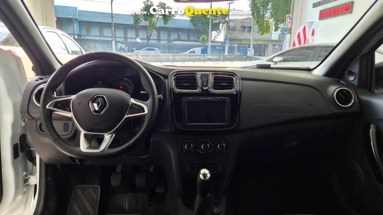 RENAULT   LOGAN ZEN 1.0   BRANCO 2025 1.0 FLEX - Loja