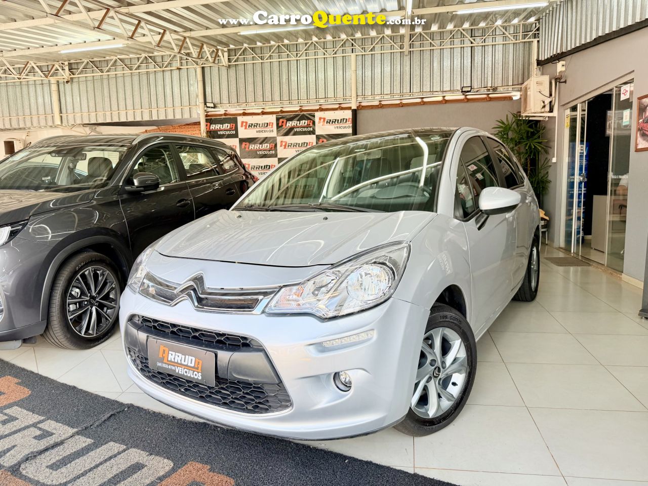 CITROËN   C3 TENDANCE 1.5 FLEX 8V 5P MEC.   PRATA 2015 1.5 FLEX - Loja