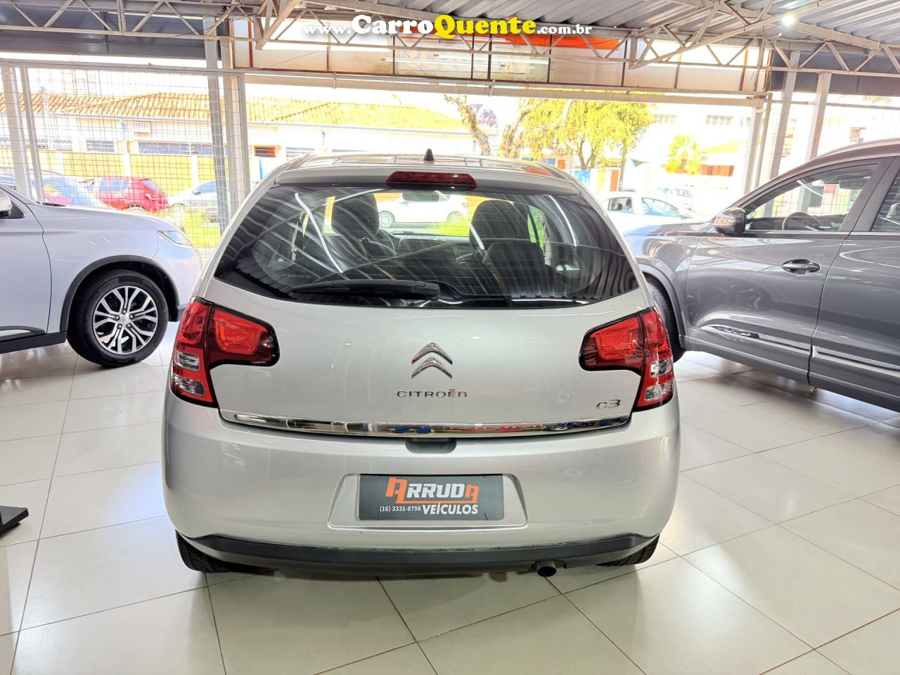 CITROËN   C3 TENDANCE 1.5 FLEX 8V 5P MEC.   PRATA 2015 1.5 FLEX - Loja