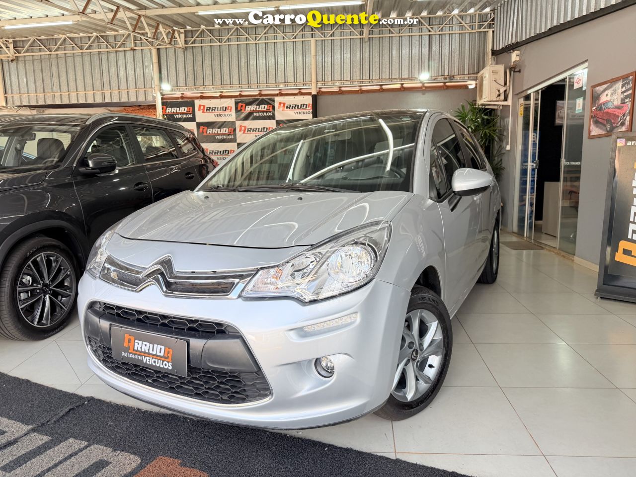 CITROËN   C3 TENDANCE 1.5 FLEX 8V 5P MEC.   PRATA 2015 1.5 FLEX - Loja