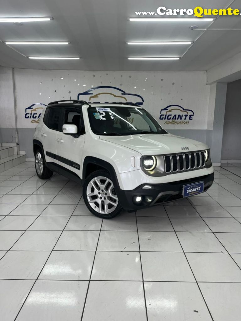 JEEP   RENEGADE LIMITED 1.8 4X2 FLEX 16V AUT.   BRANCO 2021 1.8 FLEX - Loja