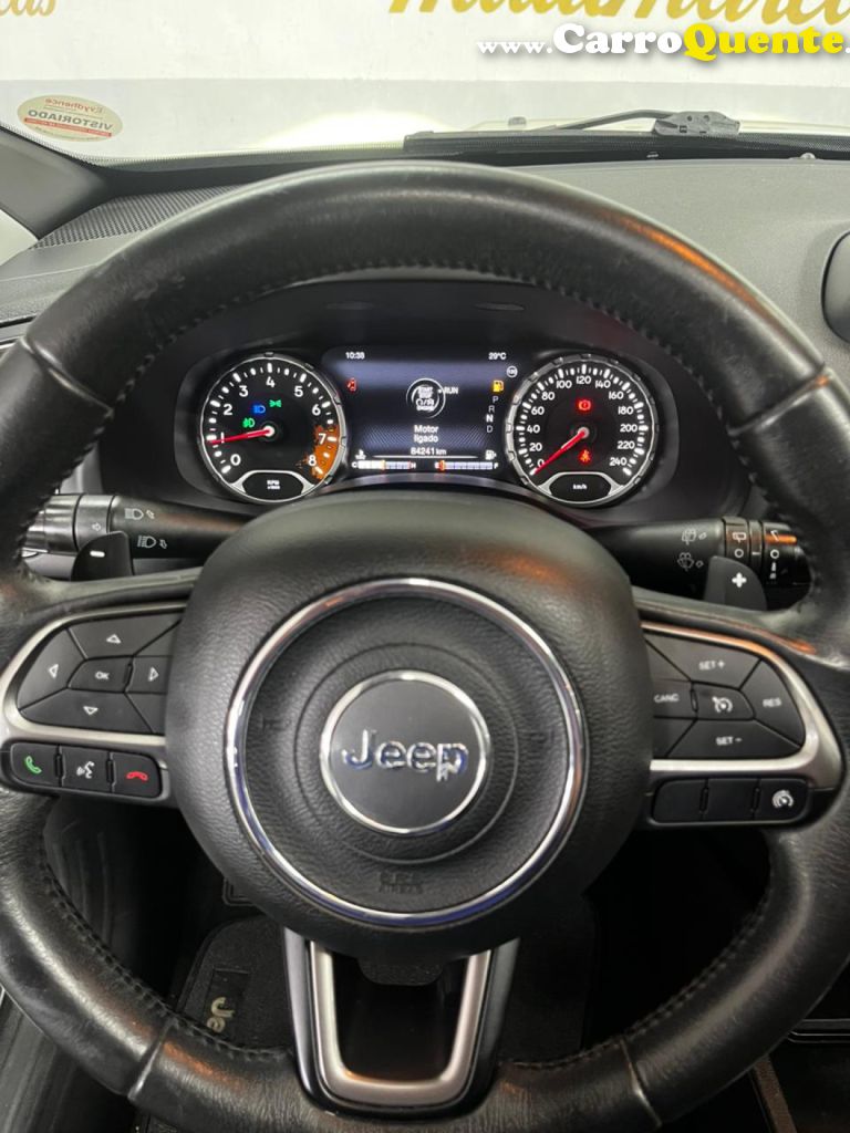 JEEP   RENEGADE LIMITED 1.8 4X2 FLEX 16V AUT.   BRANCO 2021 1.8 FLEX - Loja