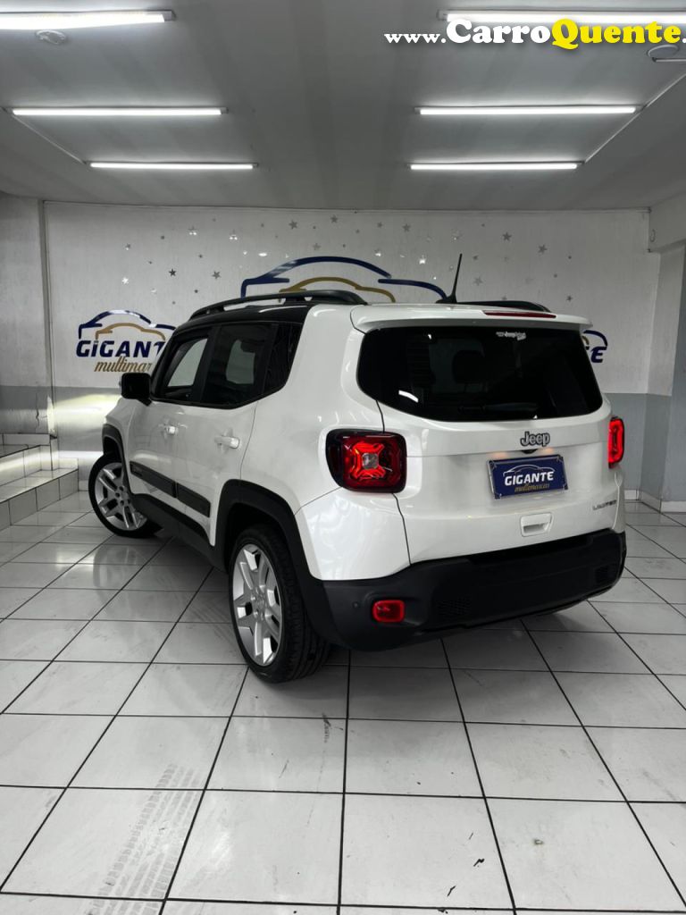 JEEP   RENEGADE LIMITED 1.8 4X2 FLEX 16V AUT.   BRANCO 2021 1.8 FLEX - Loja