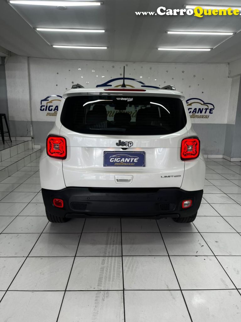 JEEP   RENEGADE LIMITED 1.8 4X2 FLEX 16V AUT.   BRANCO 2021 1.8 FLEX - Loja