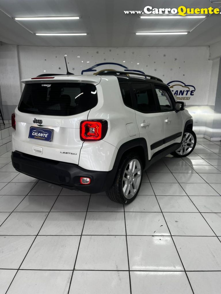JEEP   RENEGADE LIMITED 1.8 4X2 FLEX 16V AUT.   BRANCO 2021 1.8 FLEX - Loja