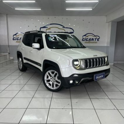 JEEP   RENEGADE LIMITED 1.8 4X2 FLEX 16V AUT.   BRANCO 2021 1.8 FLEX