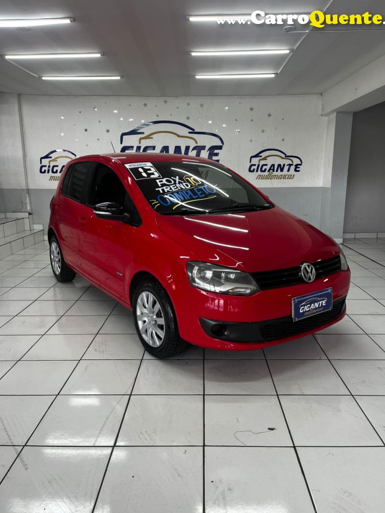 VOLKSWAGEN   FOX 1.0 MI TOTAL FLEX 8V 5P   VERMELHO 2013 1.0 FLEX - Loja