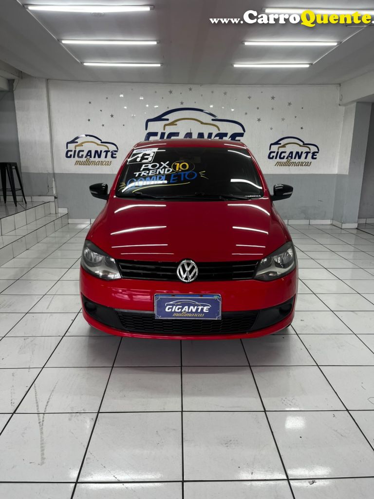 VOLKSWAGEN   FOX 1.0 MI TOTAL FLEX 8V 5P   VERMELHO 2013 1.0 FLEX - Loja