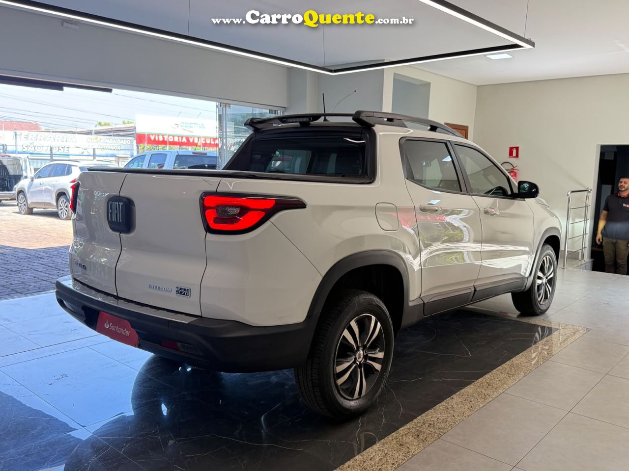 FIAT   TORO FREEDOM 1.3 T270 4X2 FLEX AUT.   BRANCO 2023 1.3 FLEX - Loja