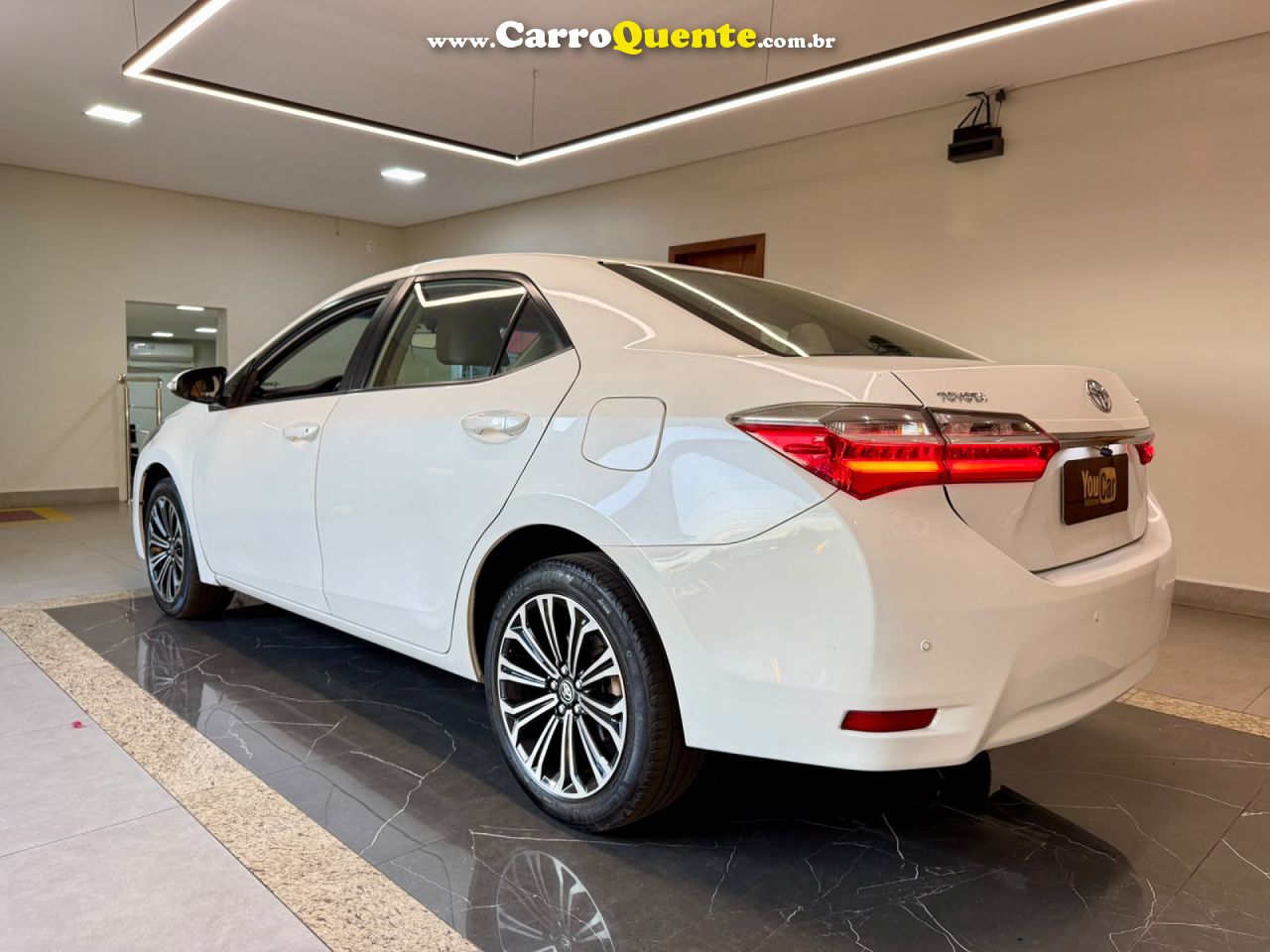TOYOTA   COROLLA GLI UPPER 1.8 FLEX 16V AUT.   BRANCO 2018 1.8 FLEX - Loja