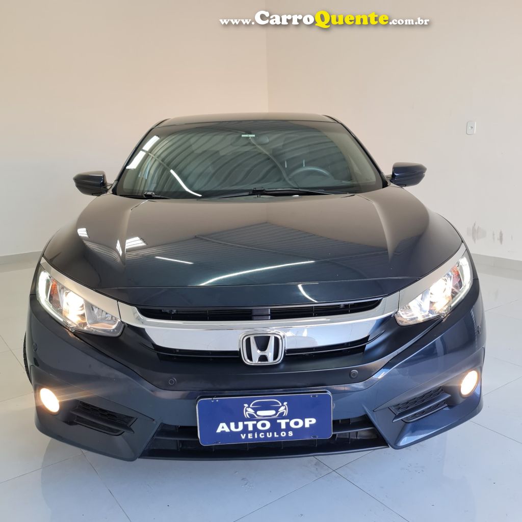 HONDA   CIVIC SEDAN EXL 2.0 FLEX 16V AUT.4P   AZUL 2019 2.0 FLEX - Loja
