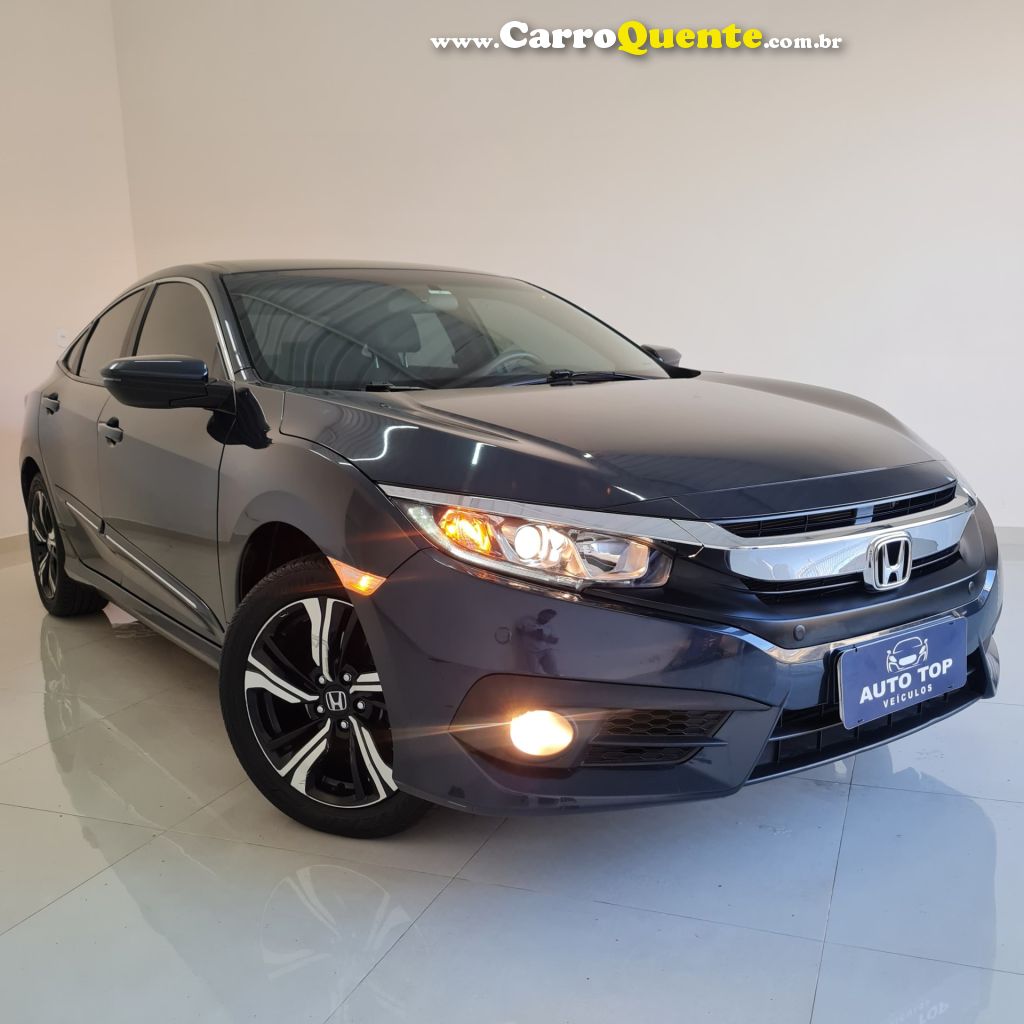 HONDA   CIVIC SEDAN EXL 2.0 FLEX 16V AUT.4P   AZUL 2019 2.0 FLEX - Loja