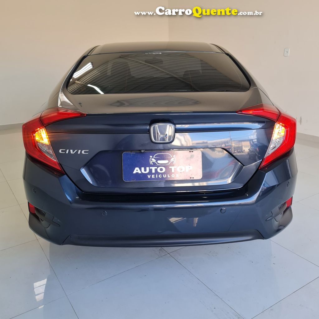 HONDA   CIVIC SEDAN EXL 2.0 FLEX 16V AUT.4P   AZUL 2019 2.0 FLEX - Loja