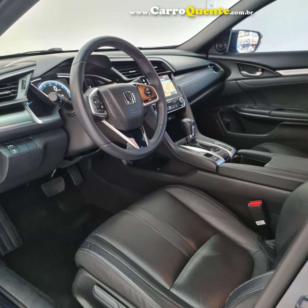HONDA   CIVIC SEDAN EXL 2.0 FLEX 16V AUT.4P   AZUL 2019 2.0 FLEX - Loja