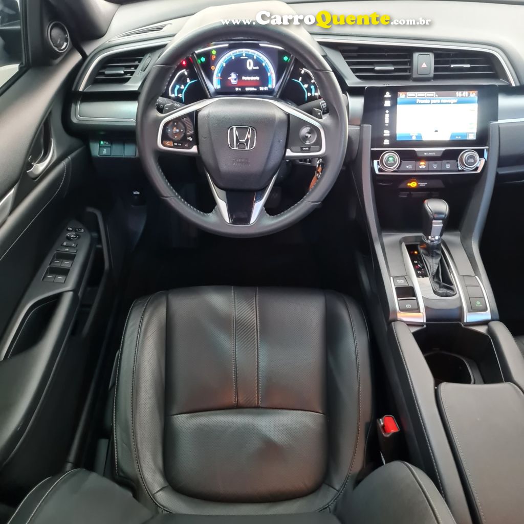 HONDA   CIVIC SEDAN EXL 2.0 FLEX 16V AUT.4P   AZUL 2019 2.0 FLEX - Loja