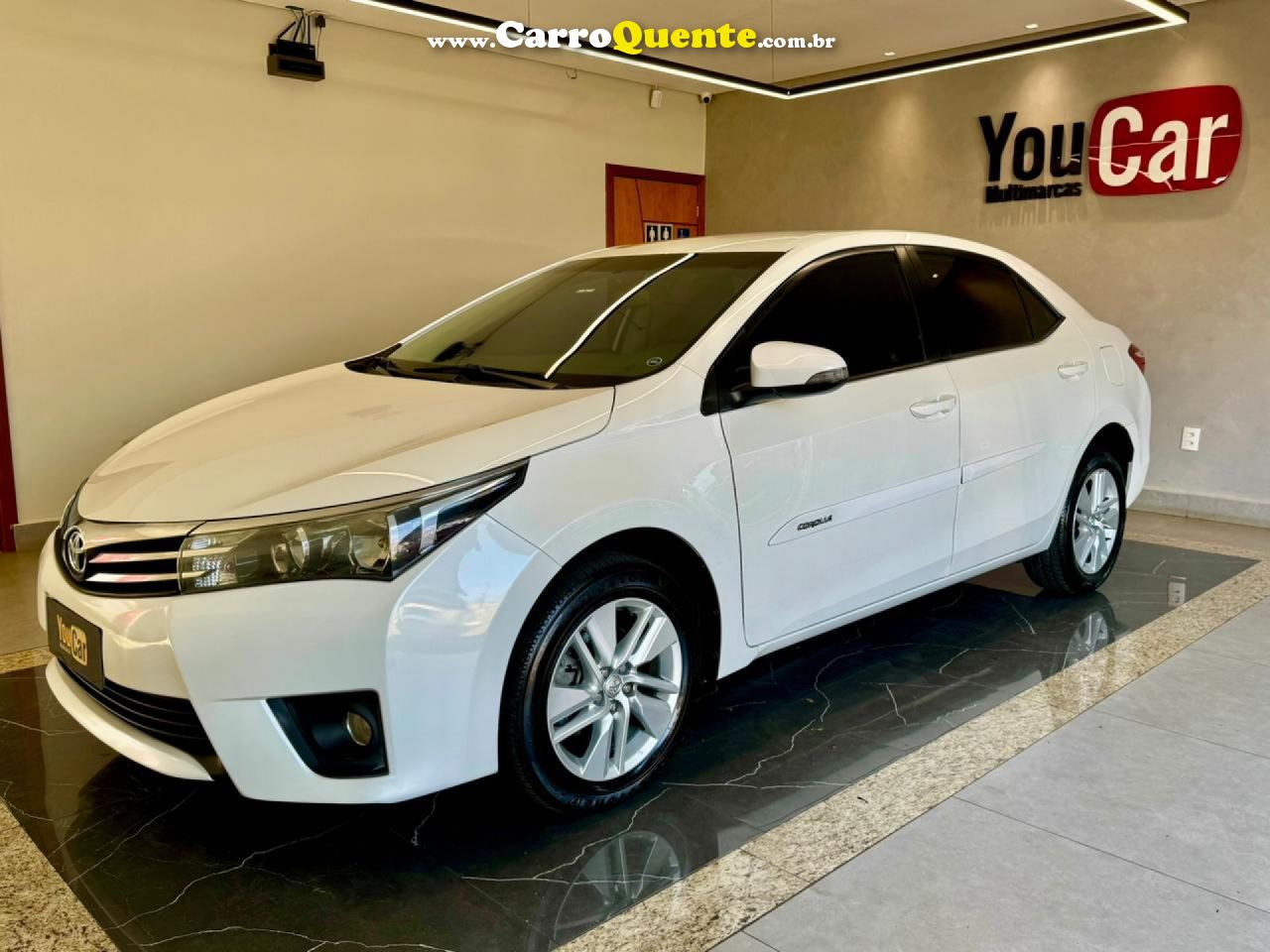 TOYOTA   COROLLA GLI 1.8 FLEX 16V  AUT.   BRANCO 2017 1.8 FLEX - Loja