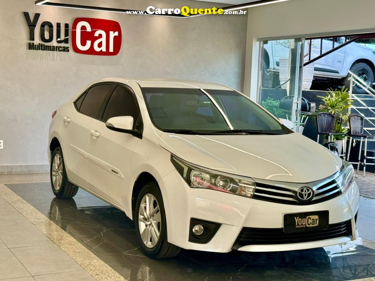 TOYOTA   COROLLA GLI 1.8 FLEX 16V  AUT.   BRANCO 2017 1.8 FLEX - Loja