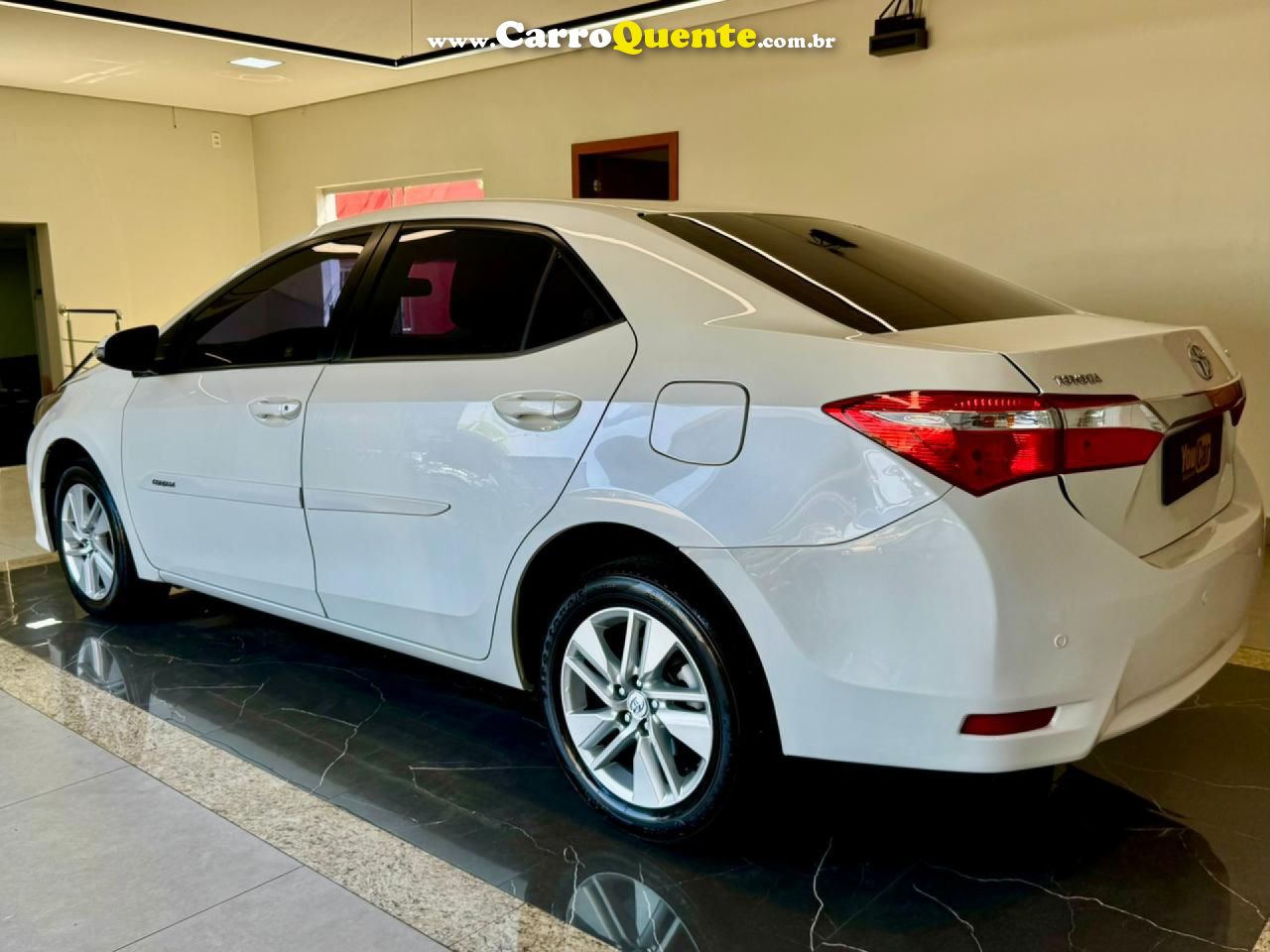 TOYOTA   COROLLA GLI 1.8 FLEX 16V  AUT.   BRANCO 2017 1.8 FLEX - Loja