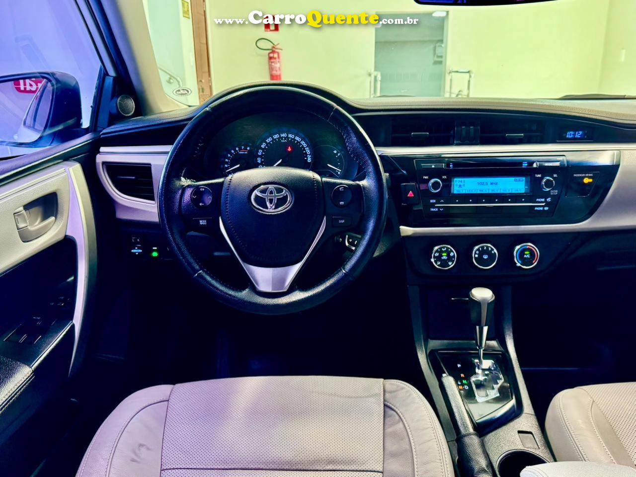 TOYOTA   COROLLA GLI 1.8 FLEX 16V  AUT.   BRANCO 2017 1.8 FLEX - Loja