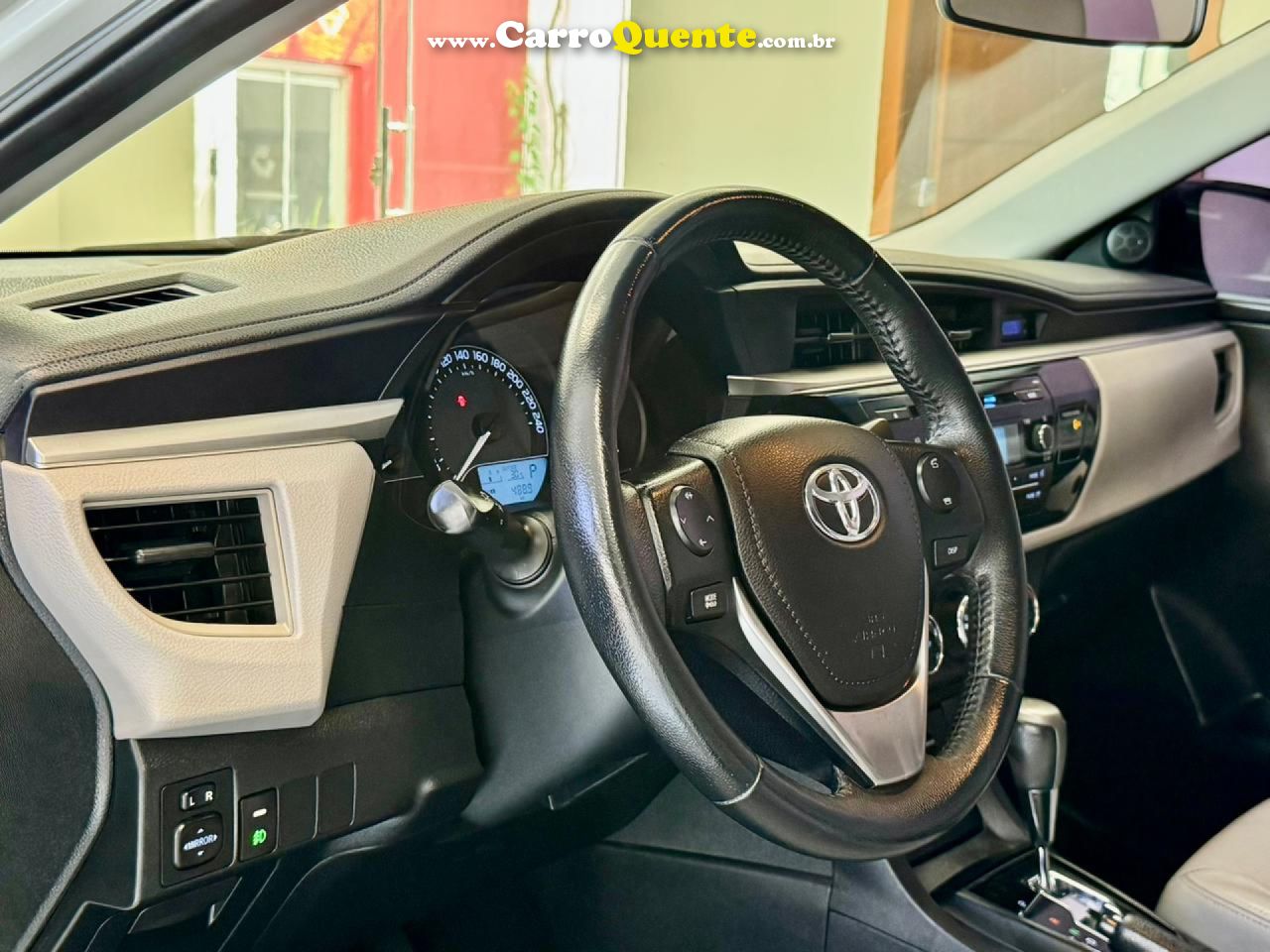 TOYOTA   COROLLA GLI 1.8 FLEX 16V  AUT.   BRANCO 2017 1.8 FLEX - Loja