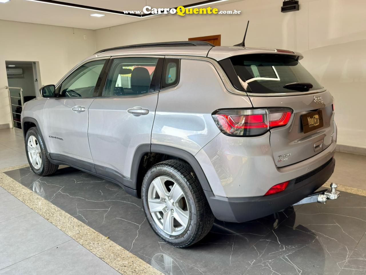 JEEP   COMPASS SPORT T270 1.3 TB 4X2 FLEX AUT.   PRATA 2022 1.3 FLEX - Loja