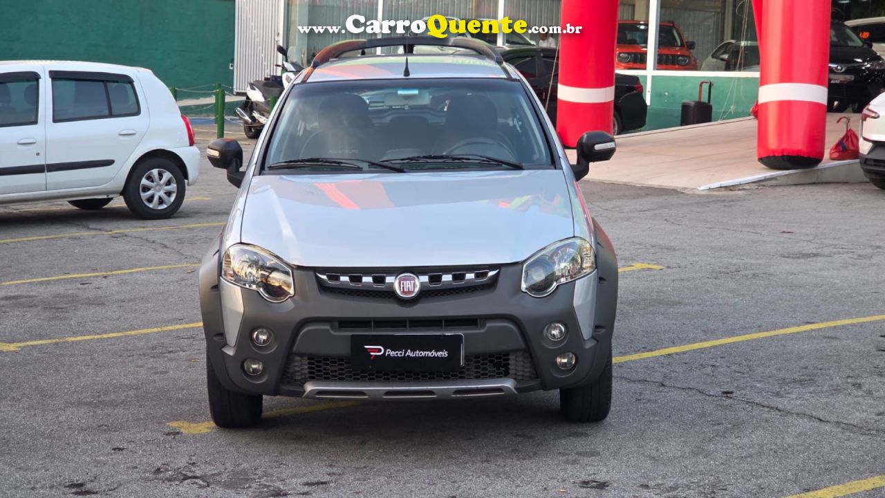 FIAT   PALIO WEEKEND ADVENTURE LOCKER 1.8 FLEX   PRATA 2013 1.8 FLEX - Loja