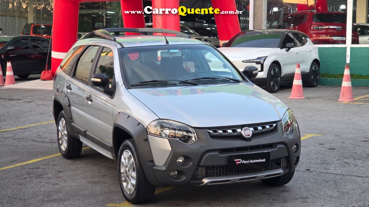 FIAT   PALIO WEEKEND ADVENTURE LOCKER 1.8 FLEX   PRATA 2013 1.8 FLEX - Loja