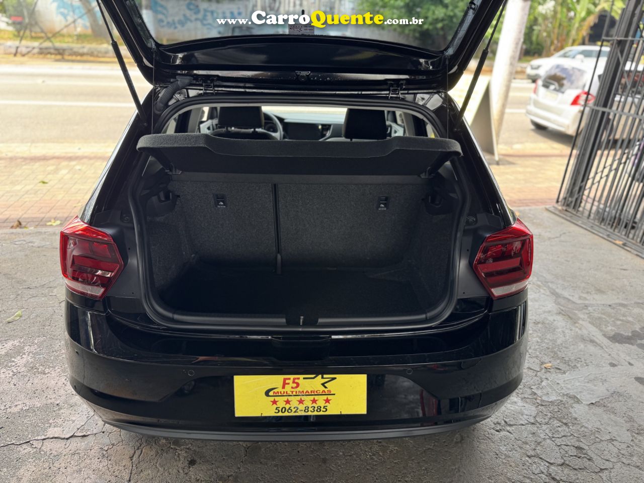 VOLKSWAGEN   POLO HIGHLINE 200 TSI 1.0 FLEX 12V AUT.   PRETO 2022 1.0 FLEX - Loja