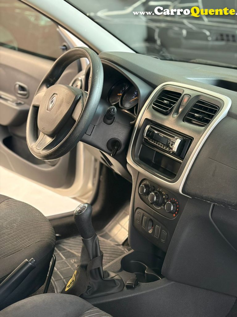 RENAULT   SANDERO AUTHENTIQUE FLEX 1.0 12V 5P   PRATA 2018 1.0 FLEX - Loja