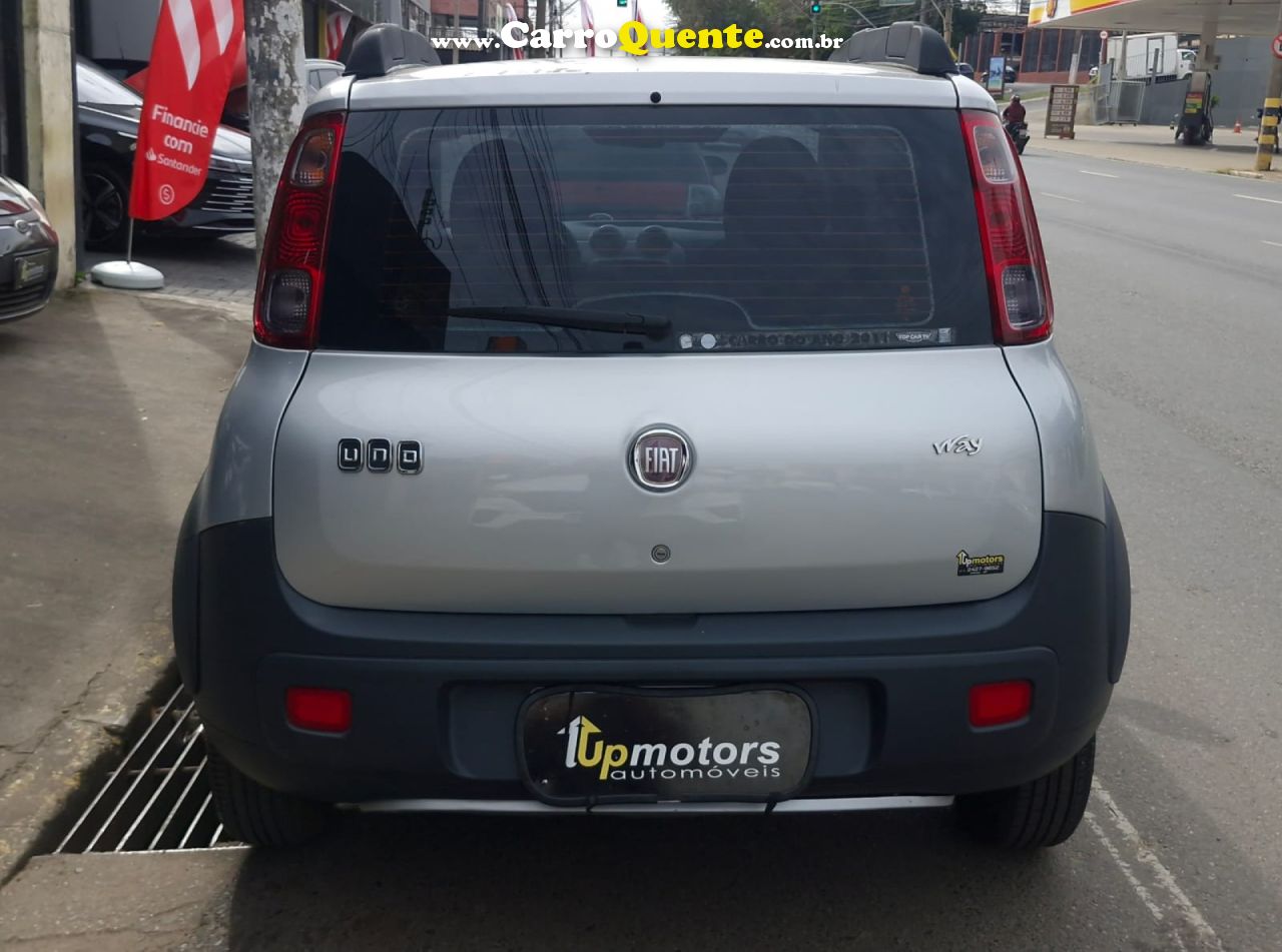 FIAT   UNO WAY 1.0 EVO FIRE FLEX 8V 5P   PRATA 2011 1.0 FLEX - Loja